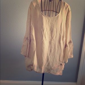 Super light weight cream top 3x